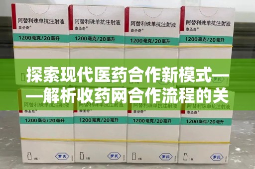 兰州探索现代医药合作新模式——解析收药网合作流程的关键要素