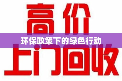 兰州环保政策下的绿色行动